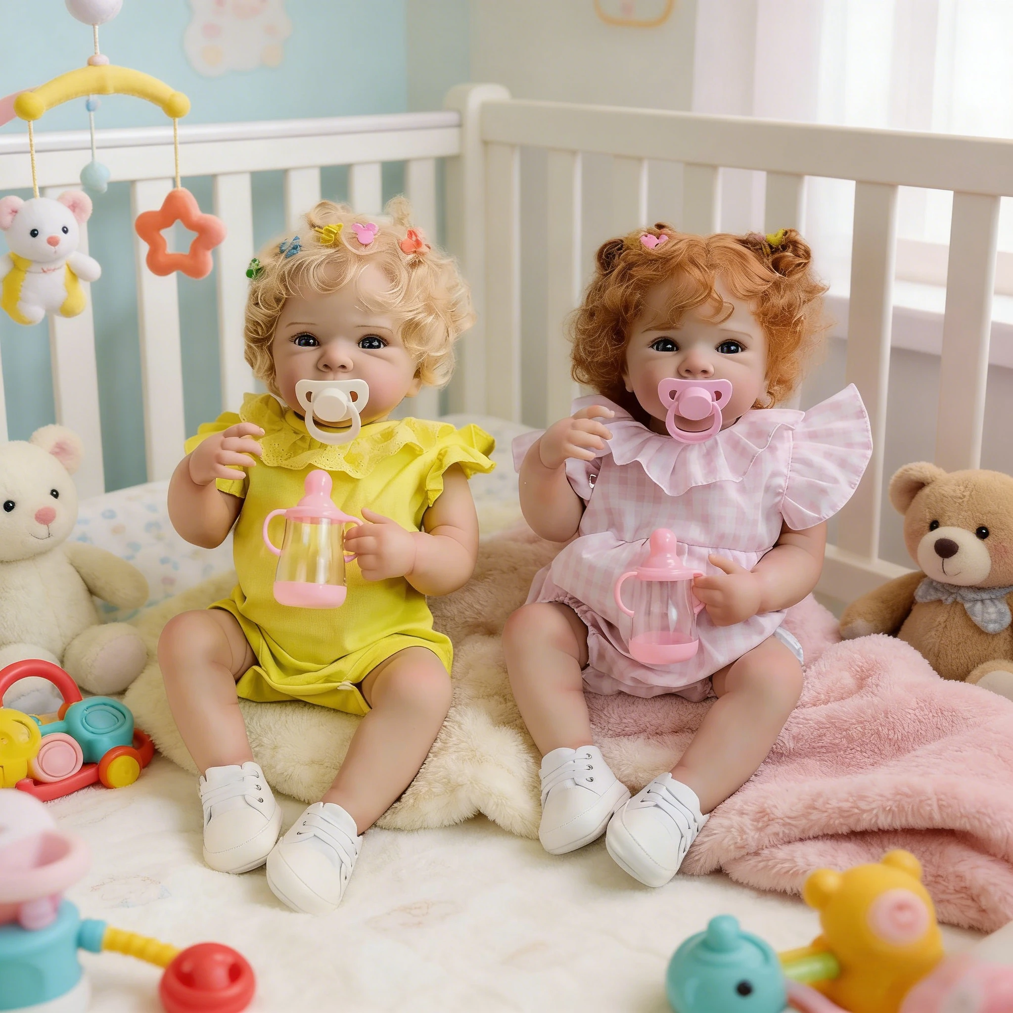 

Новорожденная кукла Бетти в полный рост: реалистичная, мягкая на ощупь, уютная, с 3D-покраской кожи и вросшими вручную волосами