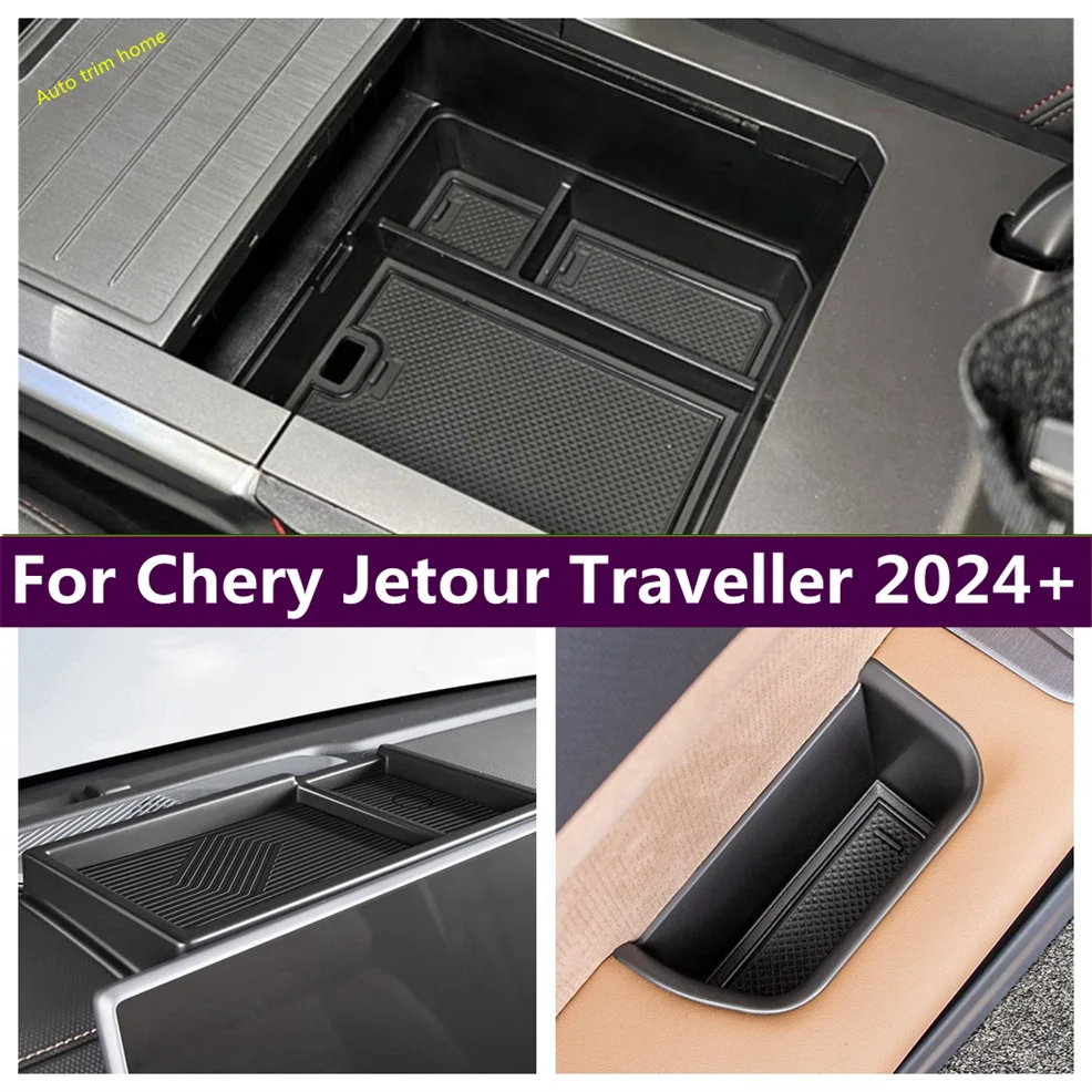 

Armrest Box Protector Inner Door Storage Handle Tray Organizer Container Holder Box Cover For Chery Jetour Traveller 2024 2025