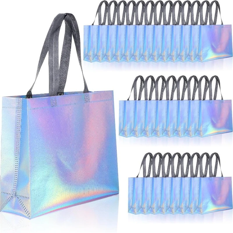 Large Capacity Reusable Non Woven Shopper Bag for Bridesmaid Gifts Fashion Accessories Wedding Favors for Guests Sac Cadeau