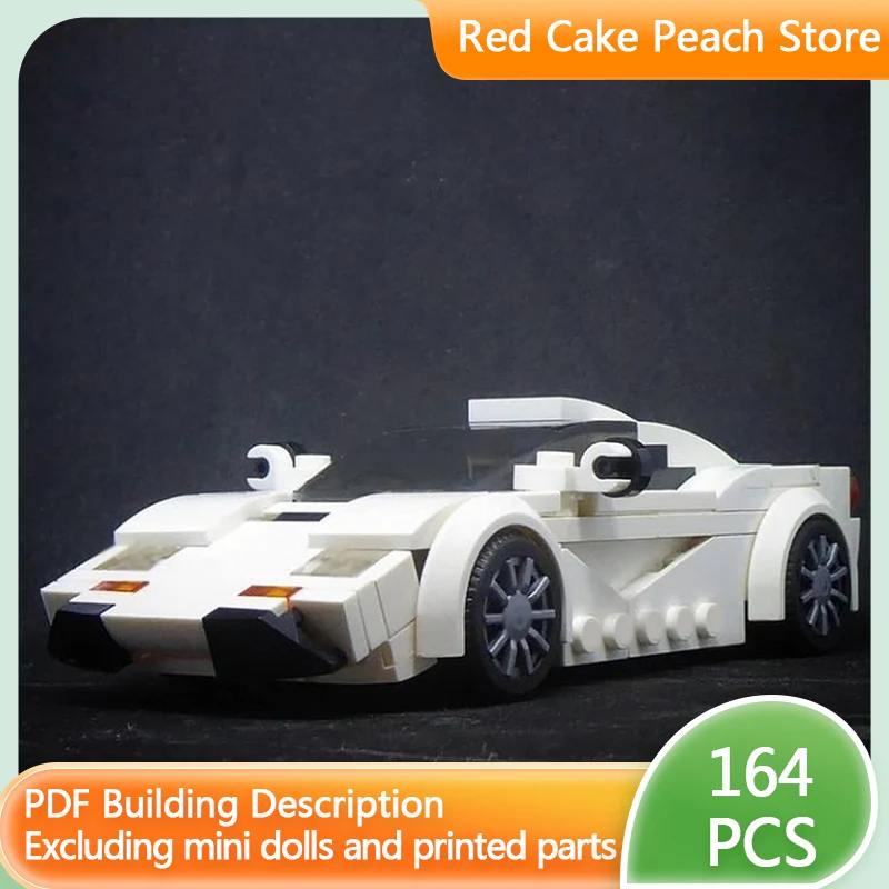 

Модель скоростного гоночного автомобиля MOC, строительные кирпичи F1, верхний уровень, спортивный автомобиль, модульная технология, детские праздничные подарки, сборка игрушек, костюм