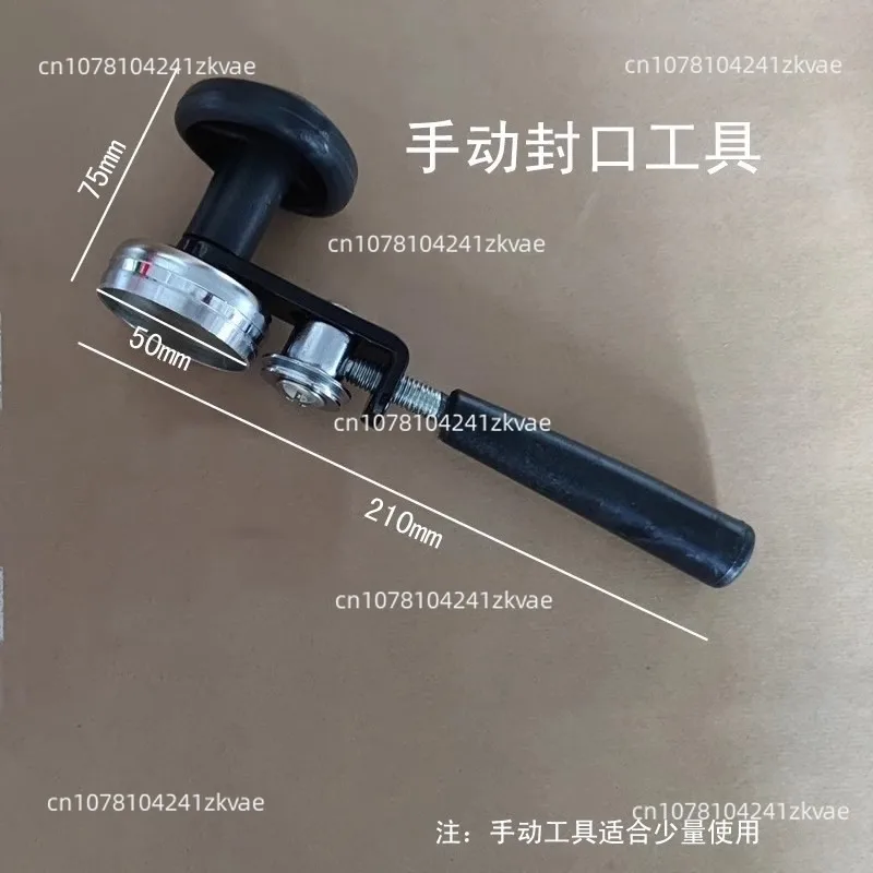 Plastic-handled Sealing Machine for Aluminum Can and Plastic Can Mouth Edges with Minor Defects