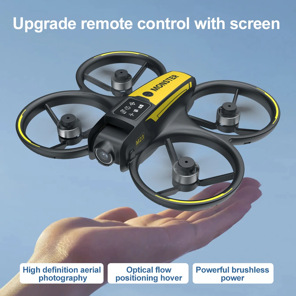 M23 Screen Control Drone Professional Wide RC Dron HD 4K Camera Foldable Helicopter Aircraft Quadcopter Drone Kid Gift Toys