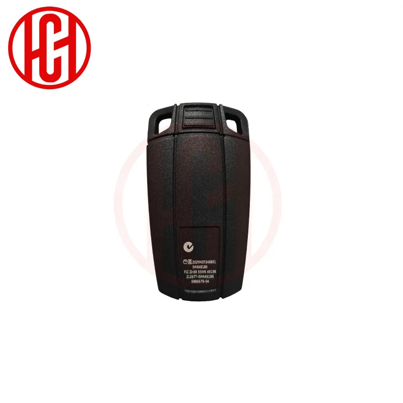 Boîtier de clé intelligent 3 boutons avec lame de clé pour BMW X5 X6 E61 E90 E82 E70 E71 E87 E88 E89 Séries 1 3 5 6 Télécommande de remplacement pour clé de voiture