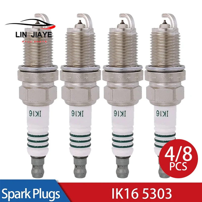 4pcs IK20 IK16 Iridium Spark Plug 5304 5303 for VW Toyota Audi Volkswagen Mitsubishi Mazda Honda IK20 5304 Iridium Power JAPAN