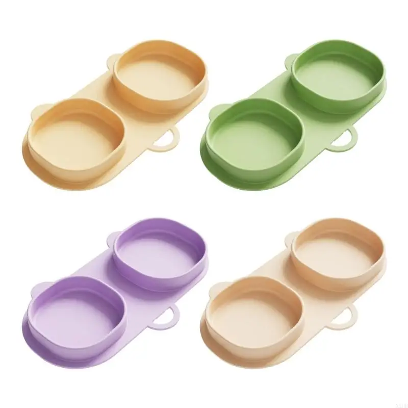 

Double Section Baby Feeding Tray Dishwasher Safe Spill Resistant Travel Essential