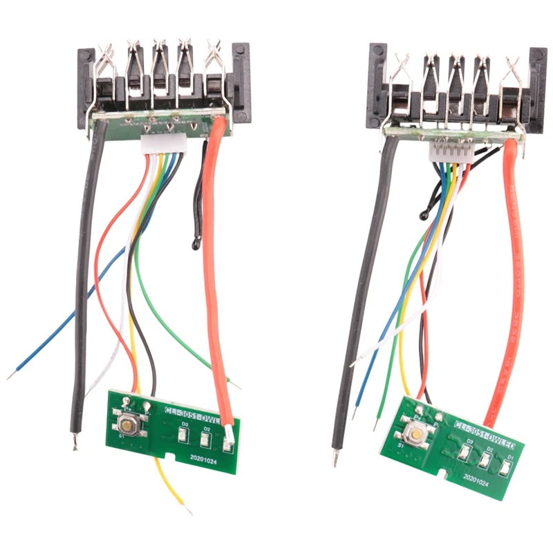 2Pcs DCB200 Li-Ion Battery PCB Charging Protection Circuit Board For Dewalt 18V 20V DCB201 DCB203 DCB204