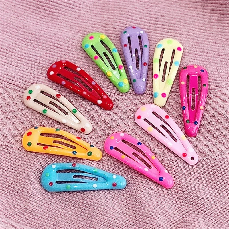 

Dot Dog Hair Accessories Mini Pet Hairpin Candy Color Cute BB Clip Kawaii Barrette Paint Dog Hairgrip Girls Headdress