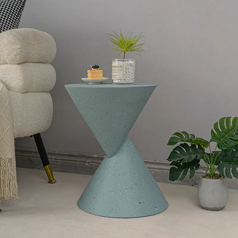 

Modern Minimalist Side Table Bedside Sofa Corner Table Living Room Bedroom Side Mesa Creativity Furniture Mesas Magnesium Oxide