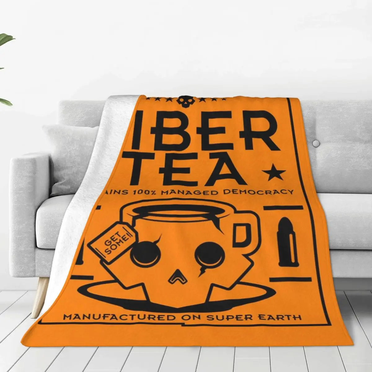 Liber Tea Blankets Soft Warm Flannel Throw Blanket Plush for Bed Living room Picnic Travel Home Couch
