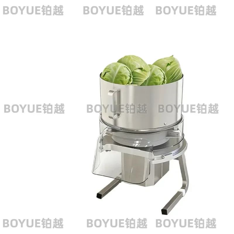 Commercial Cabbage Shredder Vegetable Cutter Machine Adjustable 1-8mm Slicer for Onions Turnips Kitchen Food Processor
