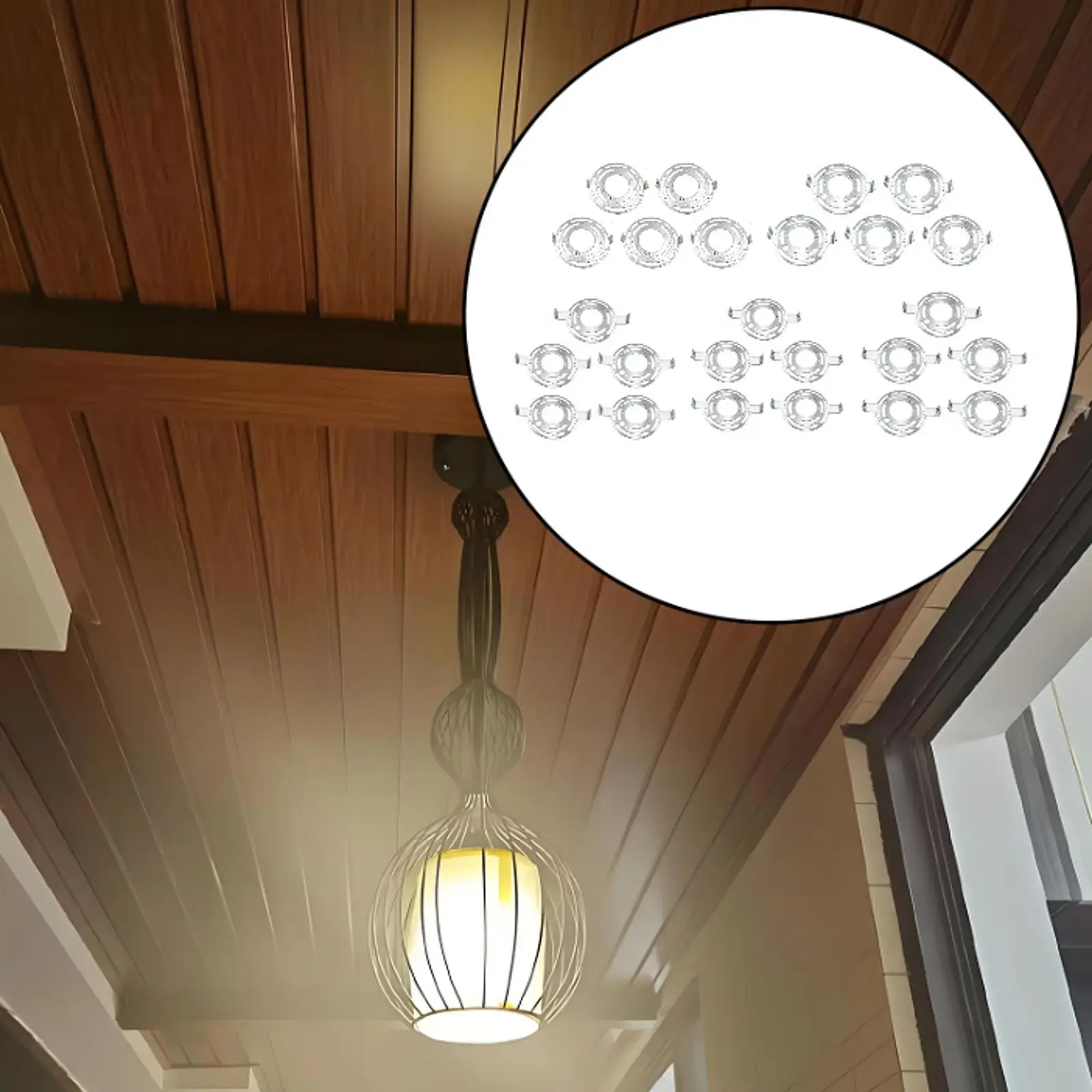 5-częściowy oprawka oświetleniowa, płyta poprzeczna i płyta sufitowa do lampy wiszącej