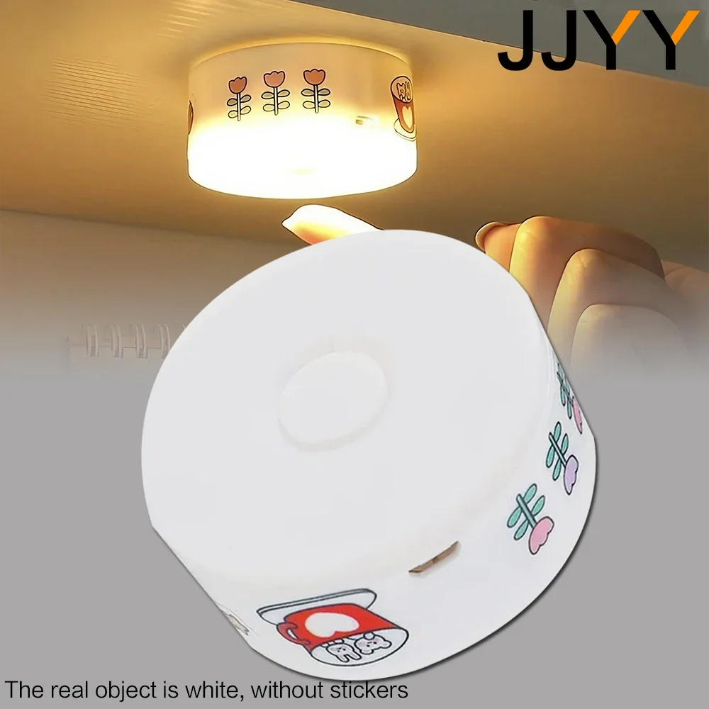 

JJYY bedroom bedside lamp dormitory bedroom sleep removable adsorption unplugged lamp touchable night light