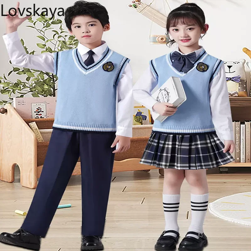 Children's school uniform students choir poetry recitation performance costume kinder