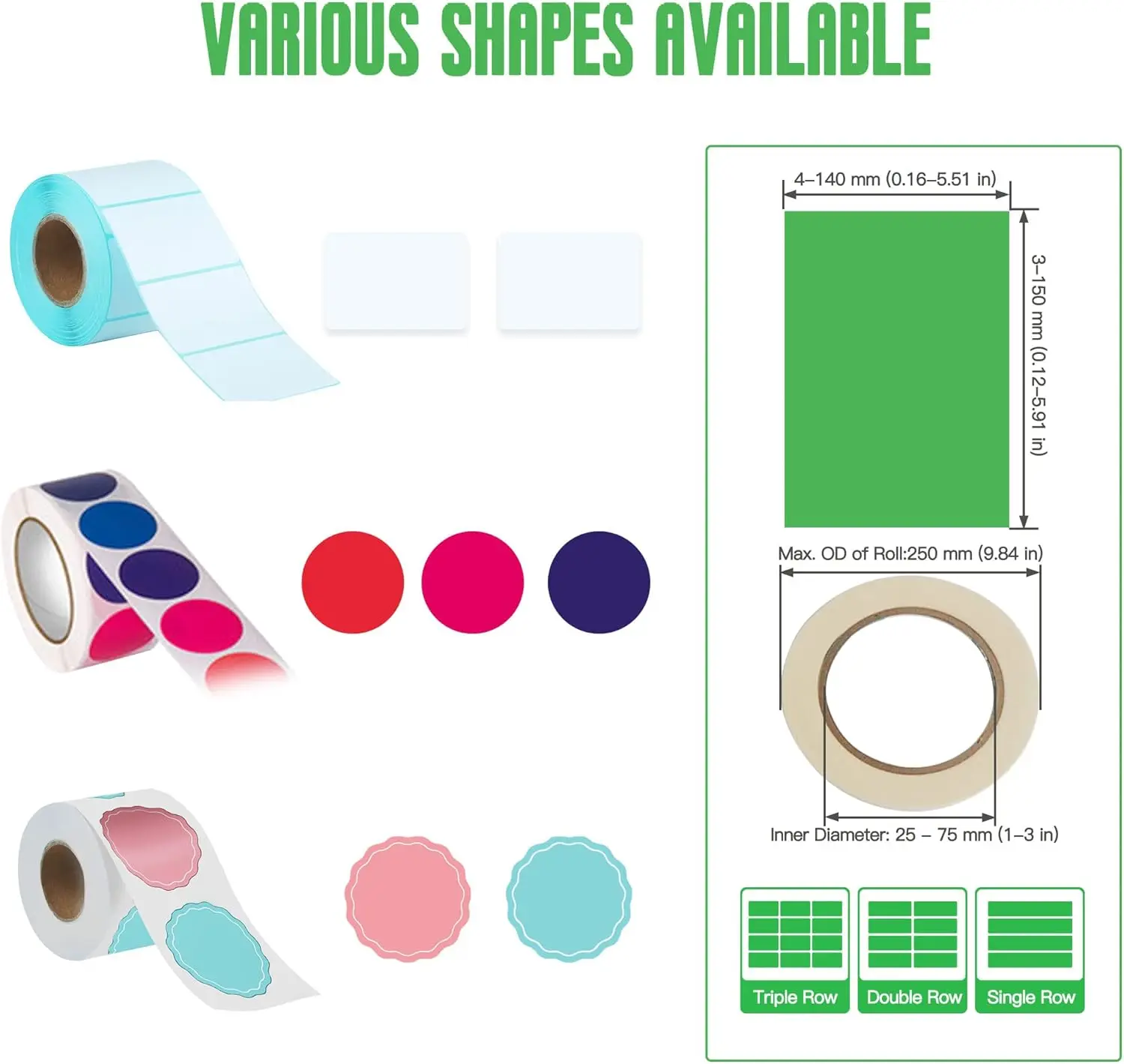 الولايات المتحدة. آلة توزيع الملصقات الأوتوماتيكية الصلبة - موزع ملصقات أداة وضع الملصقات، العد التلقائي 0-999999، ضبط السرعة #4