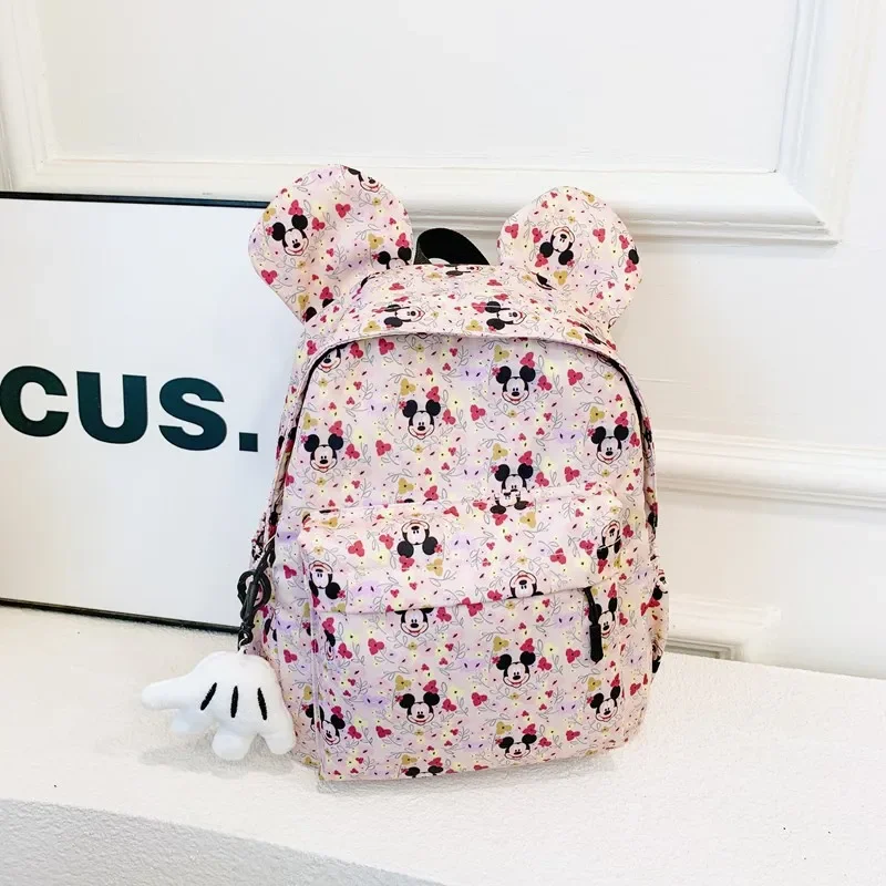 2024 neue Cartoon Mickey Minnie Große Mittlere Kleine Kindergarten Grundschule Wasserdicht Reduziert Belastung Mädchen Kapazität Rucksack