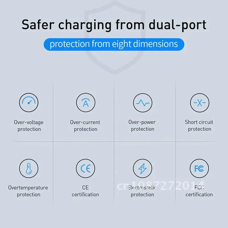 30W 4 Ports USB Charger Fast Charging Quick Charge Wall Charger For Xiaomi iPhone11 Portable Phone Charger EU/US Plug QC 3.0 Ad