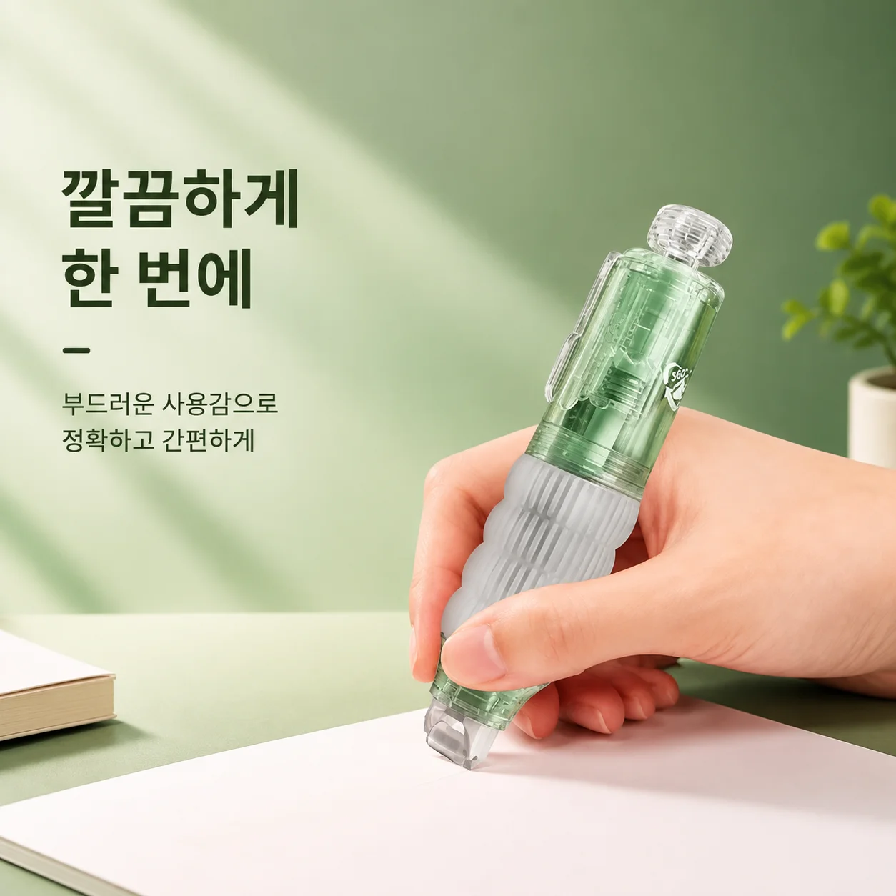 누르는 타입 지우기 가능 글루펜 강력 접착 리필식 고체 글루스틱 스크랩북 카드메이킹 손글씨/수공예 문구류