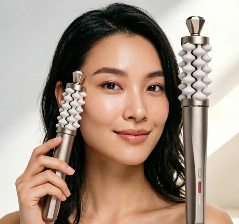 Household Face and Neck Lift Massage Stick V Face Firming Fading Nasolabial Folds Anti-wrinkle Beauty Instrument