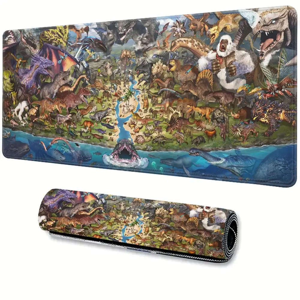 

Ark Survival Evolved Mouse Pad Large Gaming Accessories Mouse Mat Keyboard Mat Deskmat Computer Gamer Laptop Dinosaur Mousepad