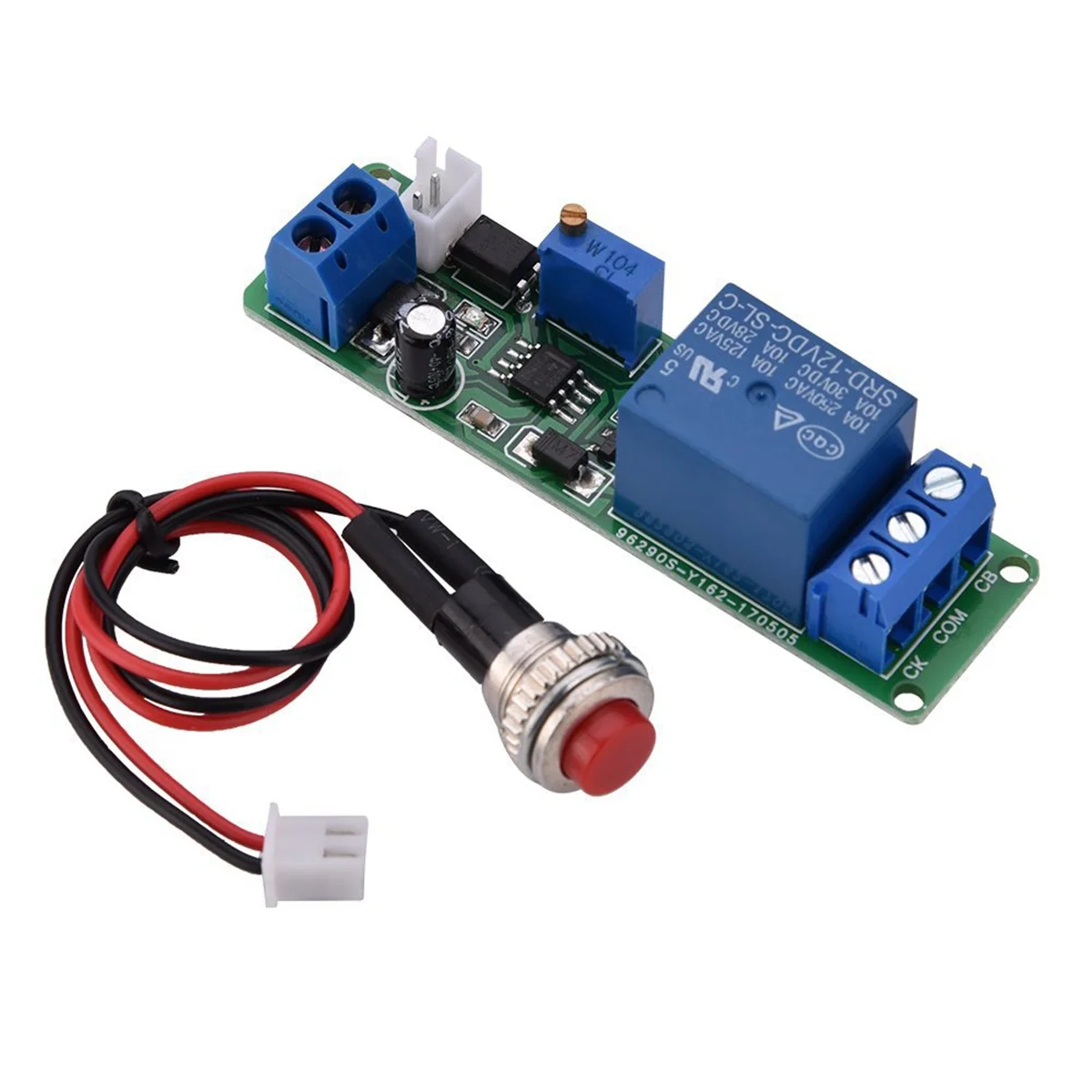 ABGN DC 12V Adjustable Timer Delay Turn OFF Module Timing Relay Time Switch 1-10sec Delay Off Switch Module