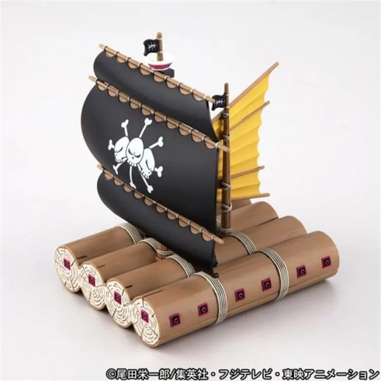 

Bandai Assembled Model Great Ship 11 One Piece Series of Peripheral Toy Thief Ship SherlTich Blackbeard Ship Tabletop Decoration