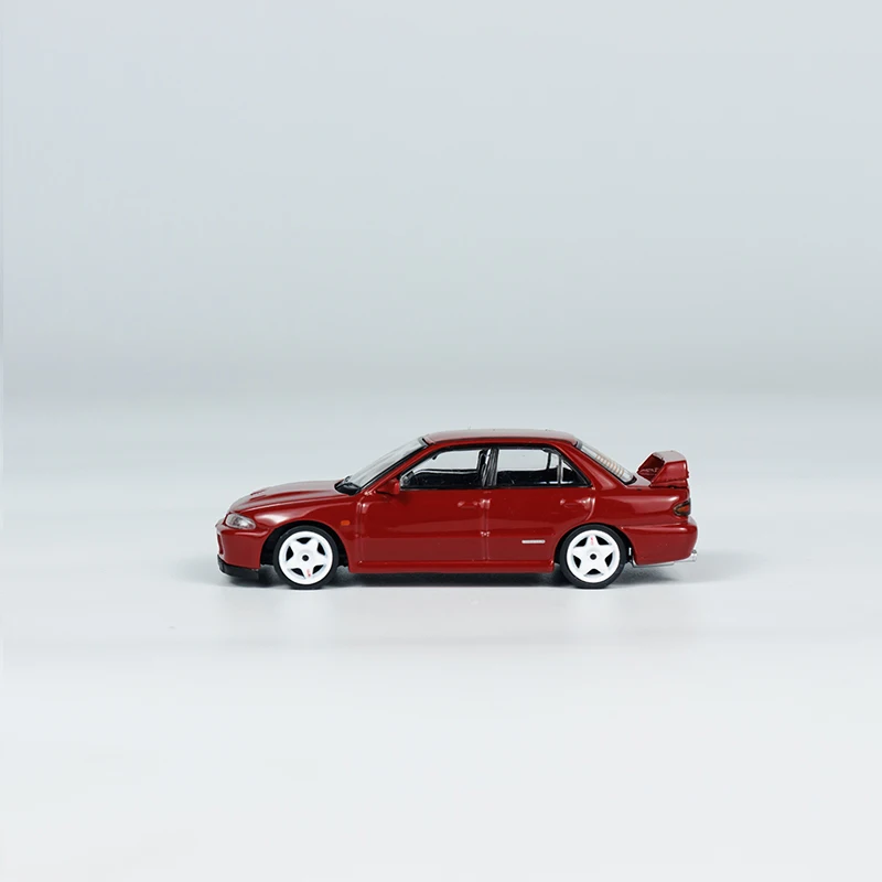 Tarmac Works 1:64 modelo de carro Lancer GSR Evolution II coleção de veículos fundidos em liga - vermelho