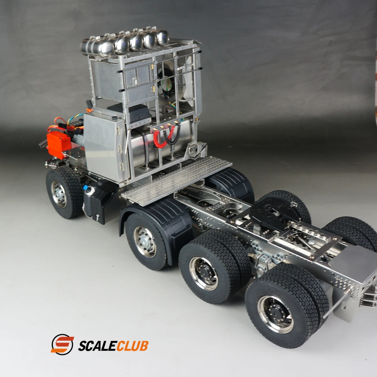 Scaleclub Model 1/14 Dla Benz 8x8 Heavy Drag Chassis Dla Tamiya RC Trailer Wywrotka Samochód Diy Parts