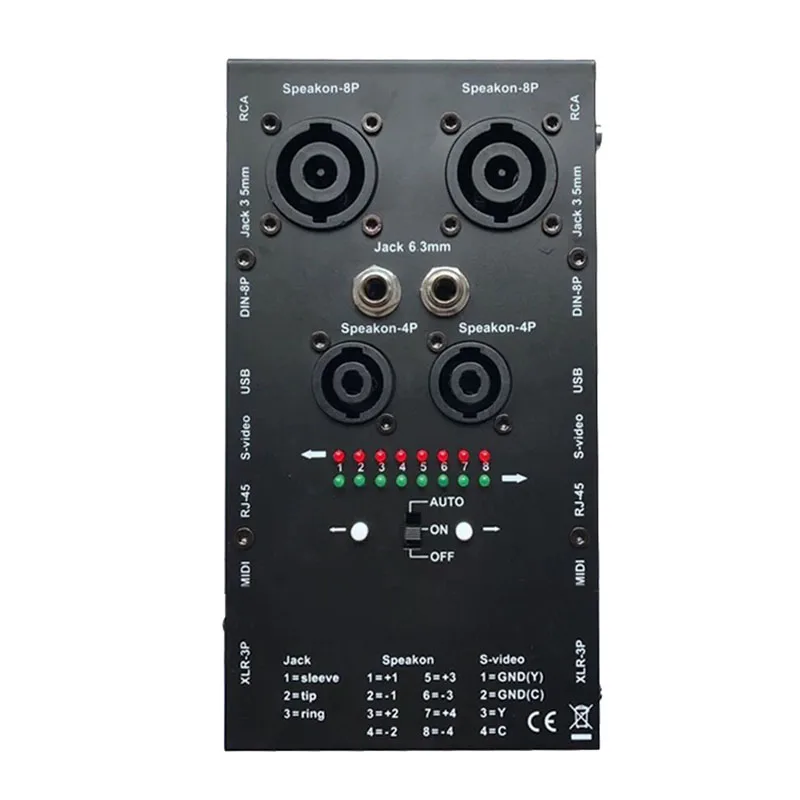 

Multifunctional Line Tester Audio Tester XLR Signal Line Tester HDMI Network On-Off Cable Measurement Test Box