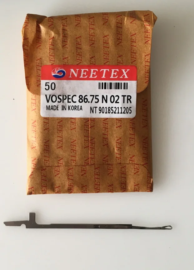 

1000 Pieces Genuine Korea NEETEX Knitting Needle VOSPEC 86.75 N 02 TR For Knitting Machine