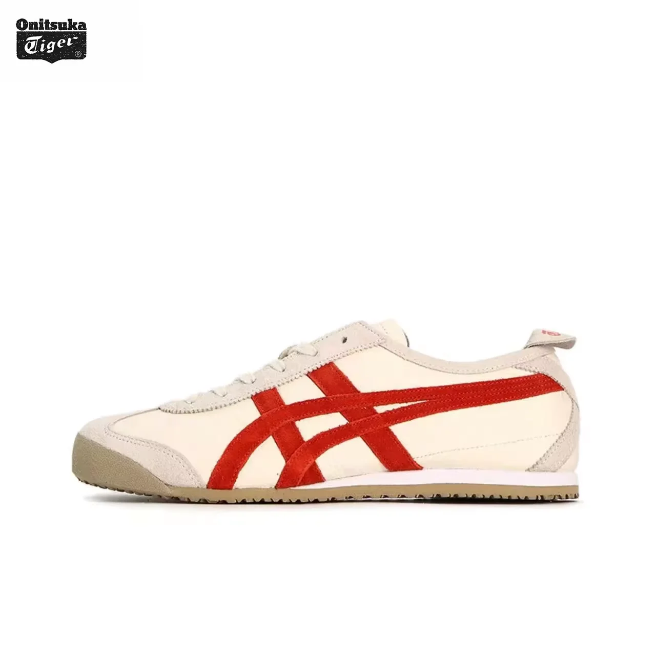 Asics Onitsuka Tiger MEXICO 66 Vin Running Shoes Classic Women Men Lightweight Sneaker Red