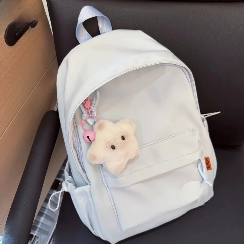 middle-school-backpack-small-capacity-medium-size-high-school-student-double-shoulder-bag-sweet-college-style-zipper-closure