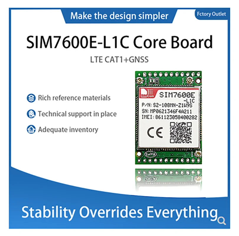 SIM7600E-L1C SIMCOM SIM7600E-L1C Development Board LTE CAT1+GNSS