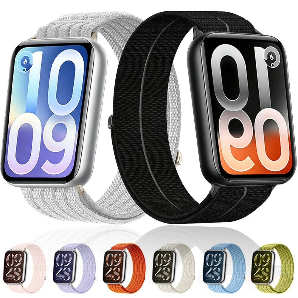 Nylon-Schlaufenarmband für Xiaomi Mi Band 10 Pro/9 Pro/8 Pro Komfortables Ersatz-Armband für Redmi Watch 6/5/4 Zubehör