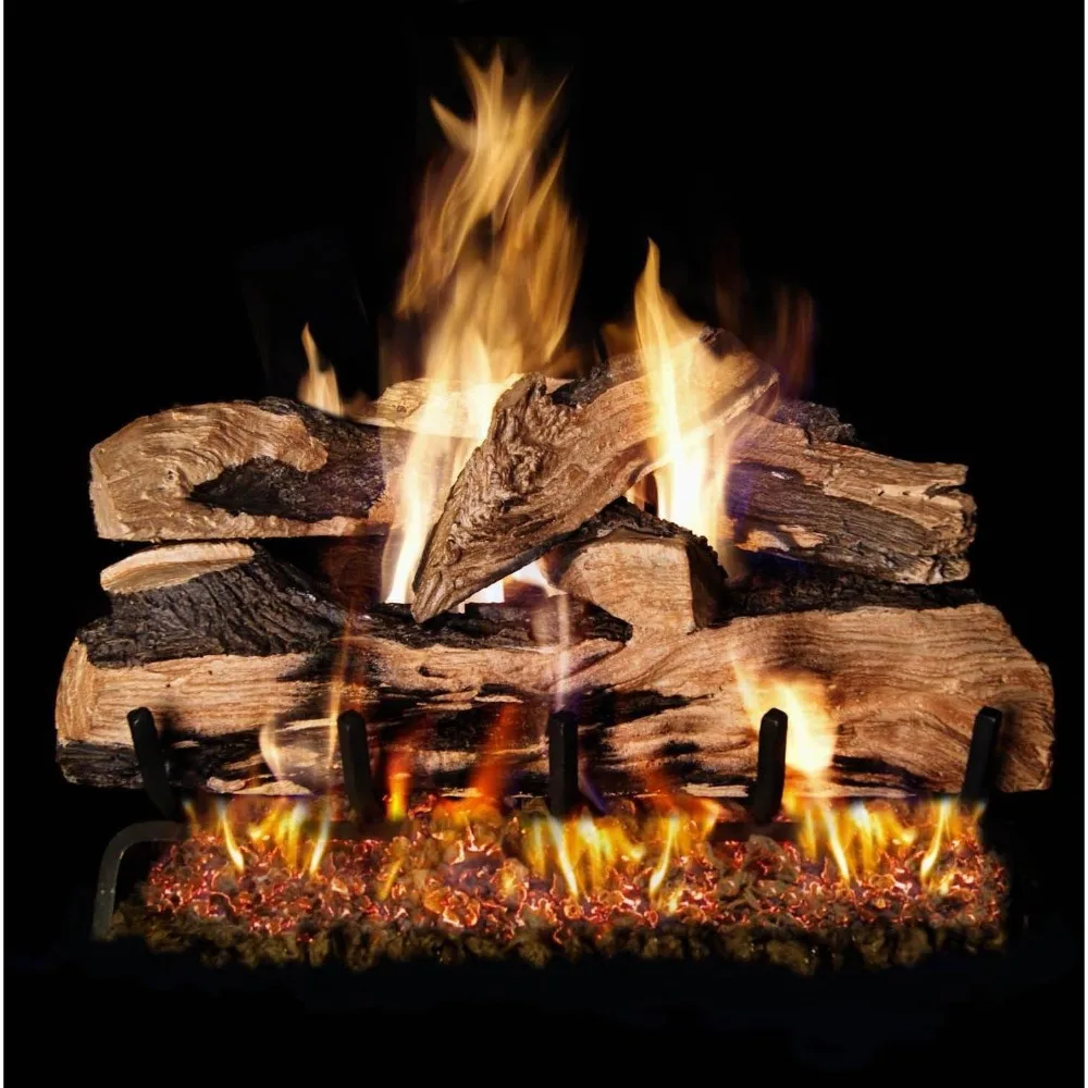 

Peterson 18" Split Oak Designer Plus Gas Logs Only No Burner chimenea decorativa electric fire place for wall