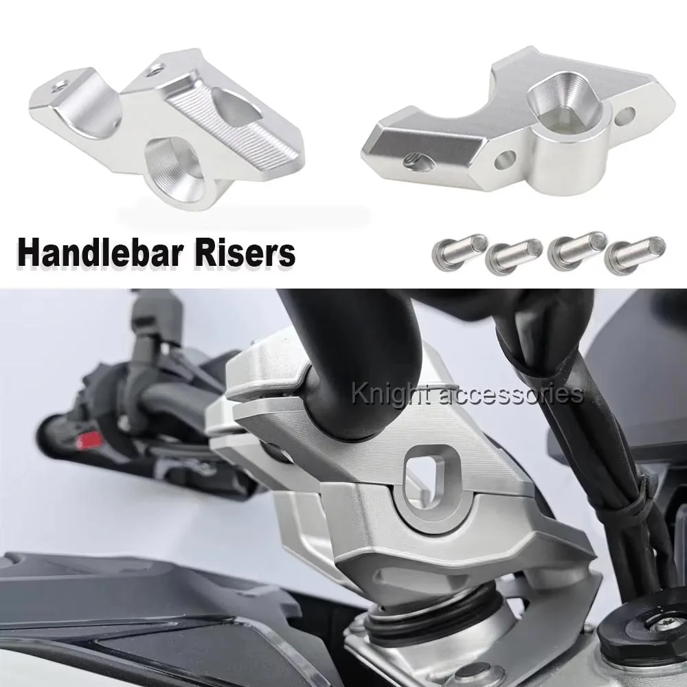 

For R 1300 GS R1300GS GS1300 2024- Motorcycle Trophy Lifting Aluminum Handlebar Clamp Extend Adapter Handlebar Offset Risers