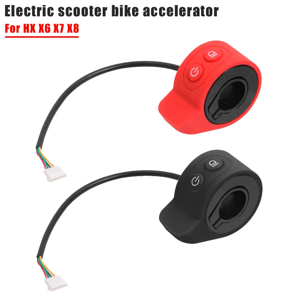 Electric Scooter Accelerator for HX X6 X7 X8 Trigger Accelerator Finger Thumb Throttle Speed Control Switch E-Bike Accessories