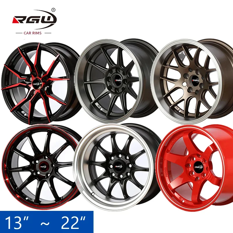 cerchi in lega rines 4/100 4x114.3 4hole jante 5x110 15x8 4x100 5 حفرة rin 14 15 16 17 r18 بوصة سيارة mags حافة سبيكة عجلات 4 حفرة