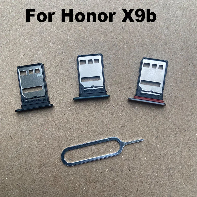 New For Huawei Honor X9B Sim Card Tray Slot Holder Socket Adapter Connector Repair Parts Replacement