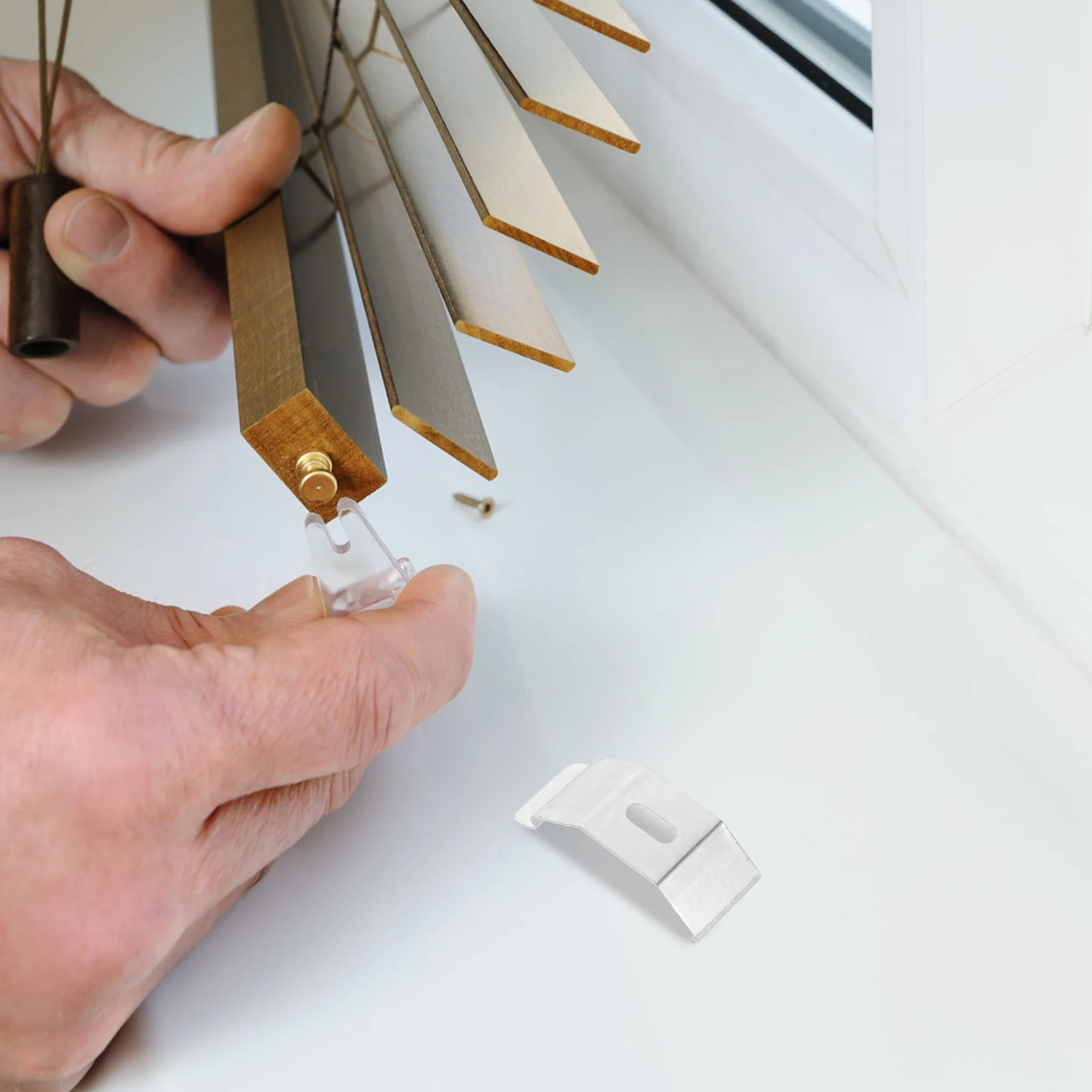 

10 Pcs Curtain Installation Code Top Sheet Blinds Repair Parts Replacement Hardware Brackets Mounting Accessories