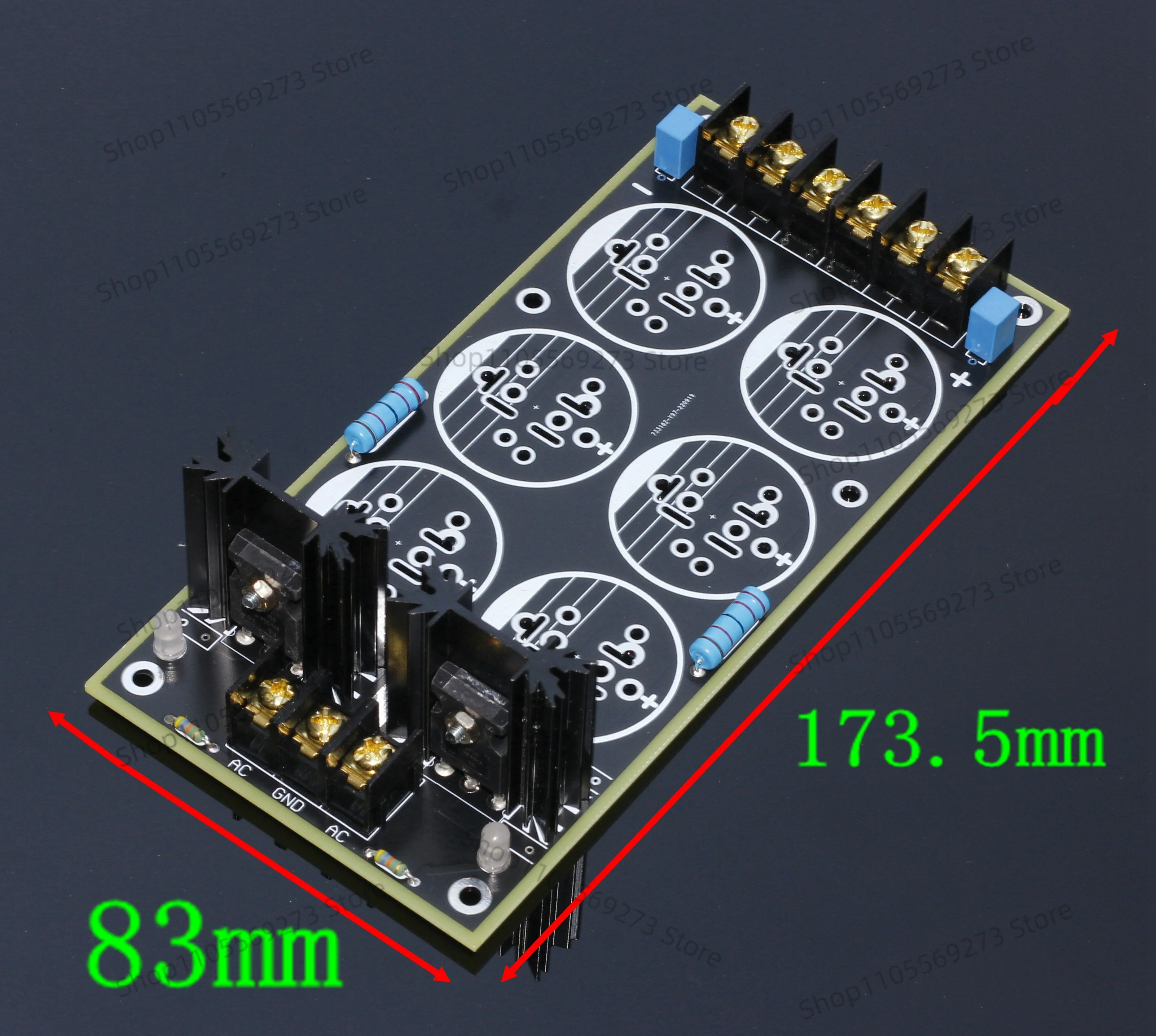 Schottky Rectifier Filter Power Supply Board Module For Audio Amplifier DIY Semi-finished Circuit Board DC Regulator