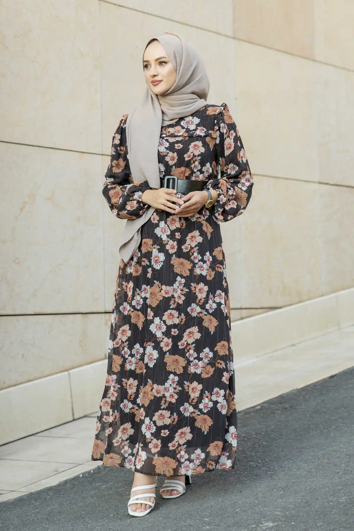 Vestido de noite de hijab abayas vestido de noite para as mulheres muçulmanas de kaftan abaya