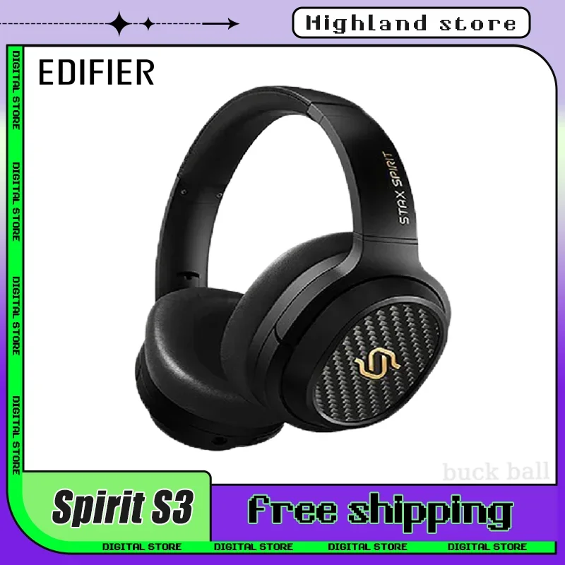 

NEW Stax Spirit S3 Over Ear Earbuds Wireless Bluetooth Headphones Noise Reduction Active Anc APTX Voice Music Earphones Gift