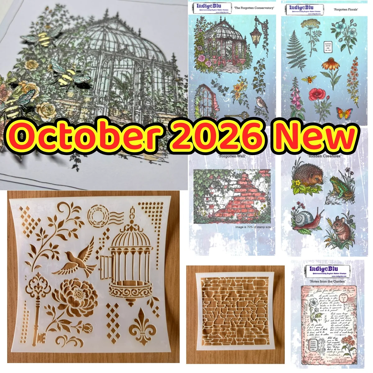 October 2026 New Autumn Conservatory Creatures Metal Cutting Dies Clear Stamps Stencil For DIY Decoration Scrapbook Diary