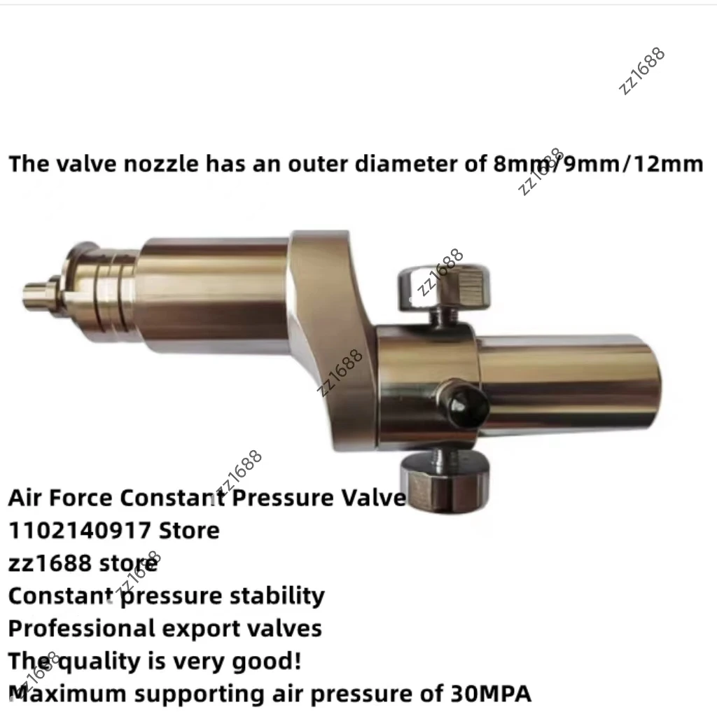 

New Air Constant Valve 3000psi Output Pressure Adjustable Regulator 4500psi Inlet HPA Test Valves pcp Stainless Steel