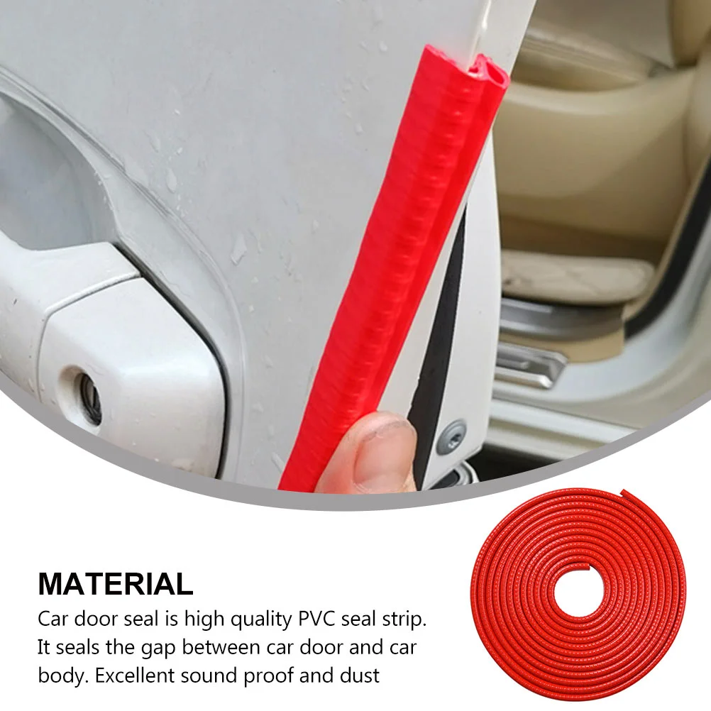 4 Meters Sealing Strip Tape for Doors and Windows Upholstery Weatherstrip Car Guard Anti-Collision Trim Adhesive