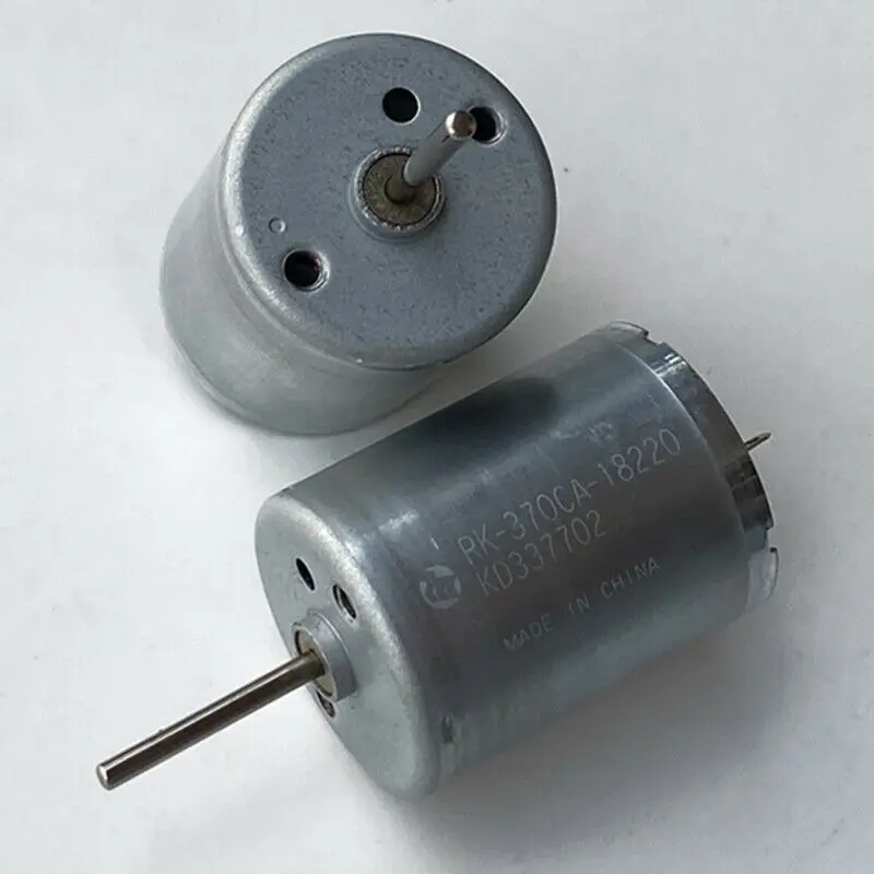 1PC Mini 24mm MABUCHI RK-370CA-18220 DC 6V-18V 12V High Speed 9300RPM 370 Electric Motor Long Shaft DC Motor Shaft OD 2mm