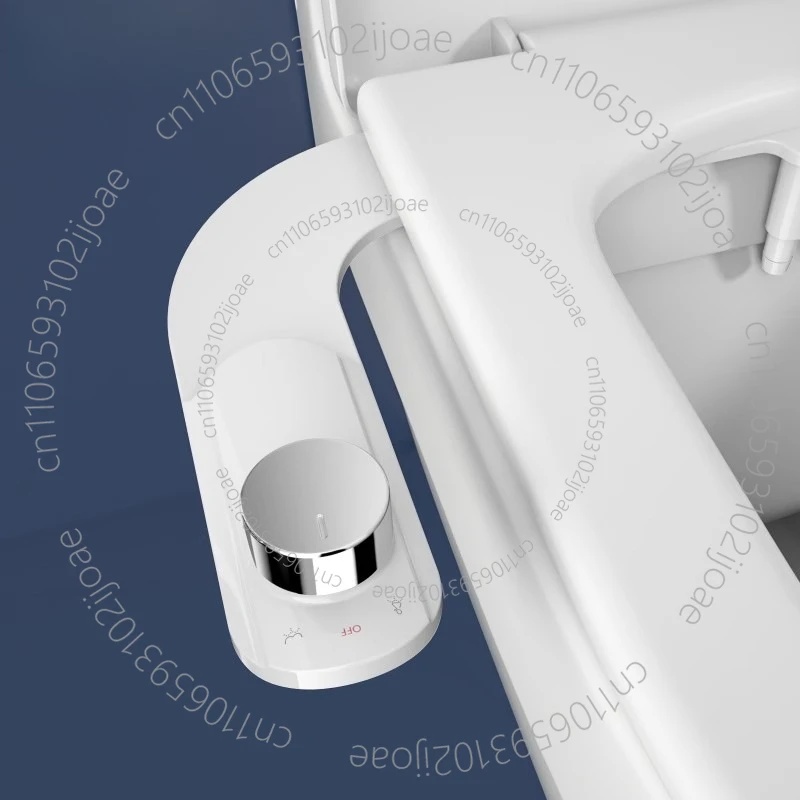 Right/Left Hand Bidet Sprayer Non-Electric Dual Nozzle Bidet Toilet Seat Hygienic Shower for Bathroom Accessories