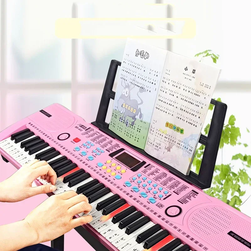 61 Keys Electronic Organ Kids Adult Learning Music Instruments Profesional Orgue Electronique Consumer Electronics WK50EP