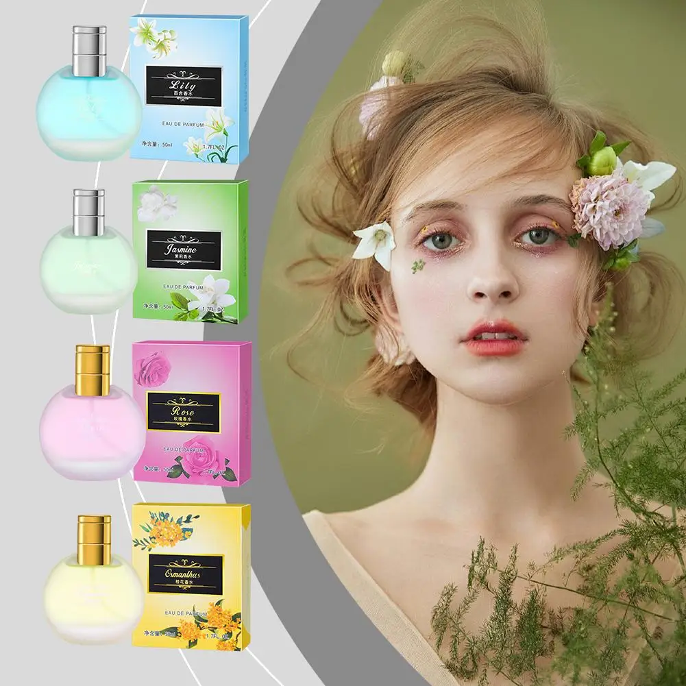 Floral Fresh Fragrance For Women Osmanthus Jasmine Lily Rose Fresh Floral Scent Spray Elegance Fragrance Dating Deodorant EDP view 3
