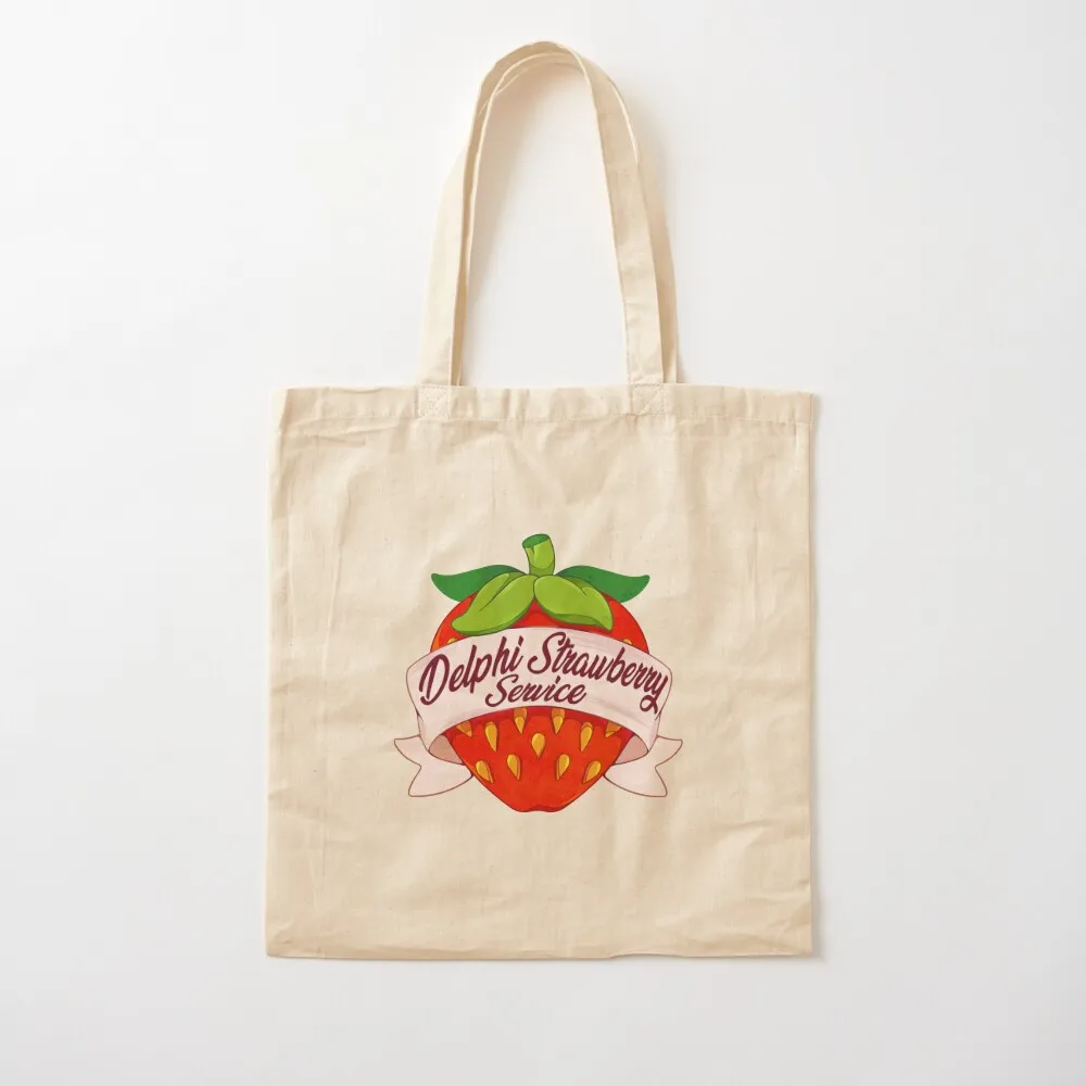 Delphi Strawberry Service Tote Bag Canvas stote bag tote bag Big women